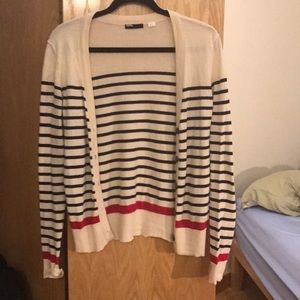 Classic Striped Cardigan
